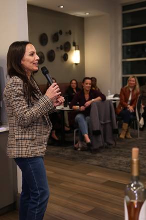 she took the mic